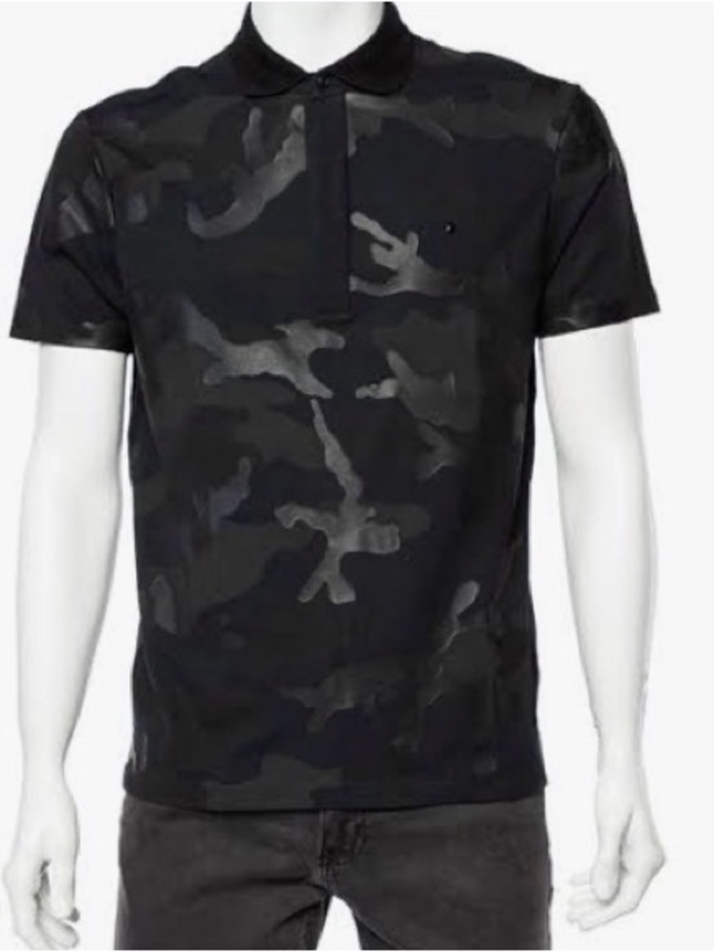 Valentino Garavani Men's
Rockstud Camoflauge Relaxed Fit Polo
Shirt Black Sz XS